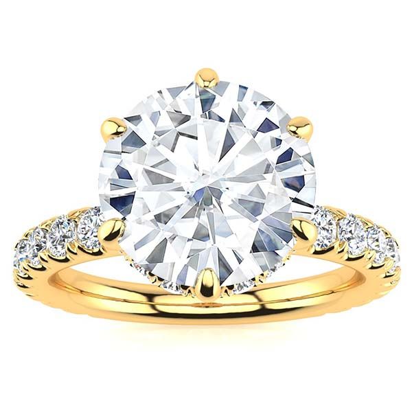 Krystal Moissanite Ring
