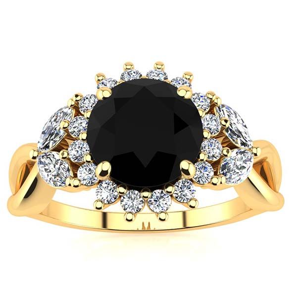 Cathy Black Diamond Ring
