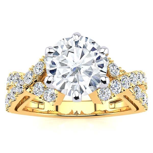 Faith Moissanite Ring
