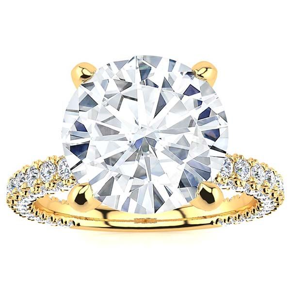 Monica Moissanite Ring