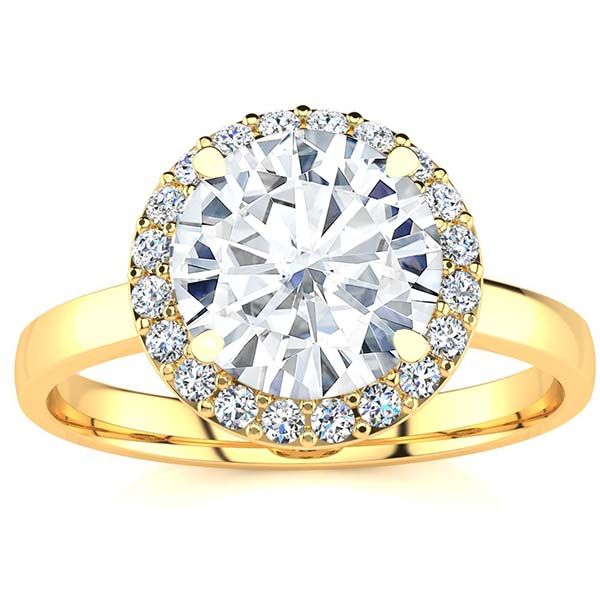 Abigail Moissanite Ring