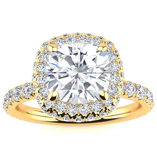 Eliane Moissanite Ring