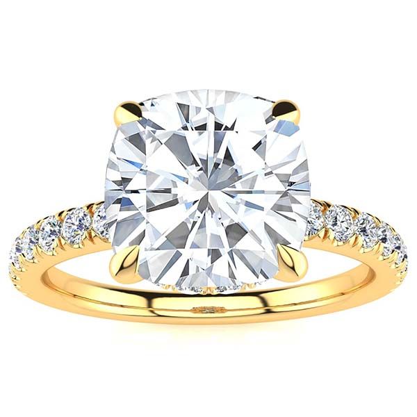 Rebecca Moissanite Ring