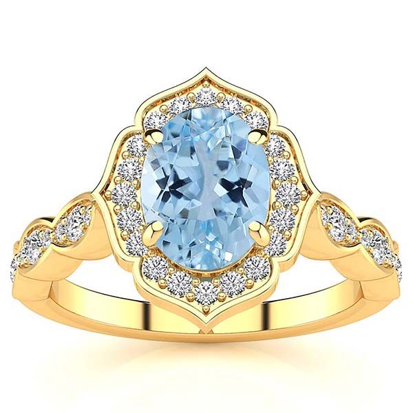 Millie Aquamarine Ring