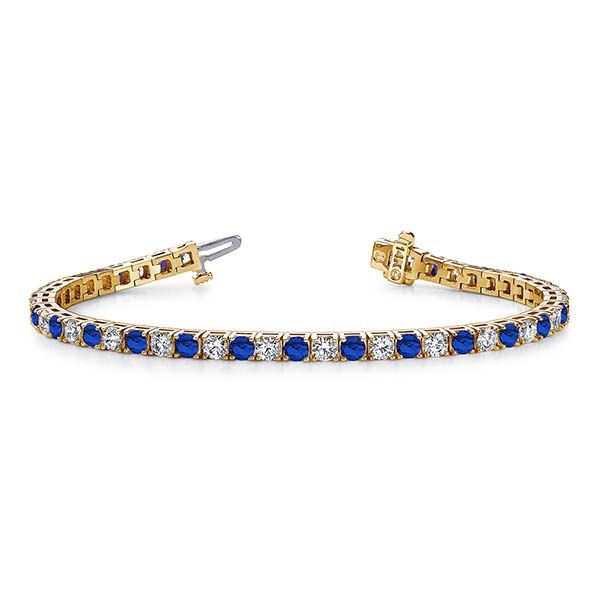 Sapphire and Diamond Bracelet