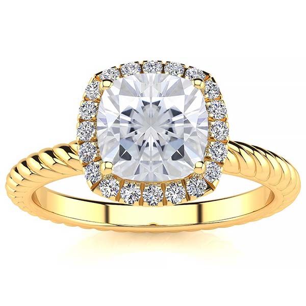 Alyssa Moissanite Ring