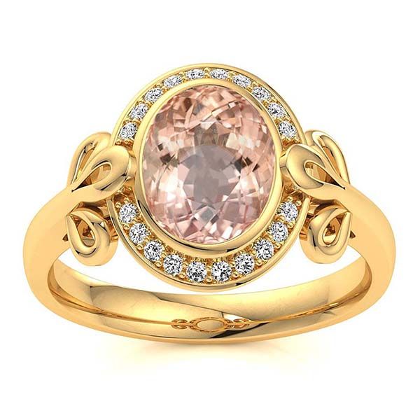 Abi Morganite Ring