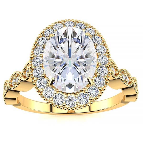 Amalia Moissanite Ring