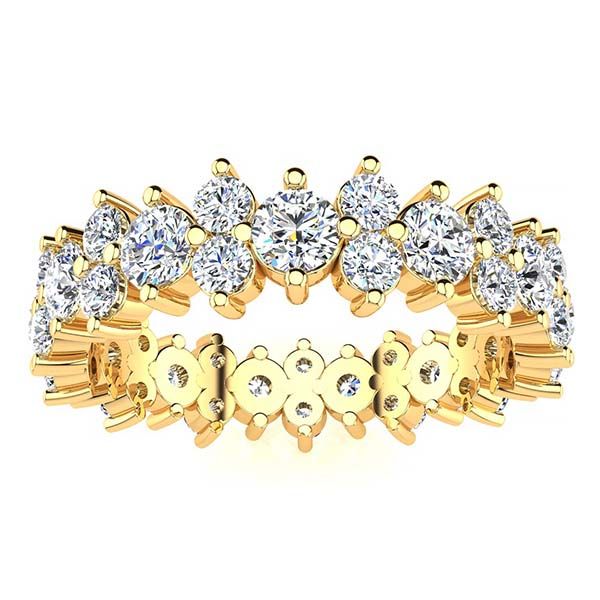 Kristal Moissanite Eternity Ring