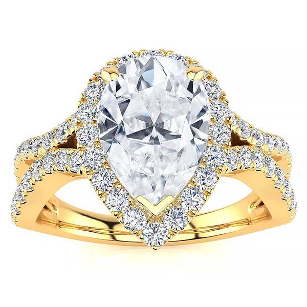 Jasmine Moissanite Ring