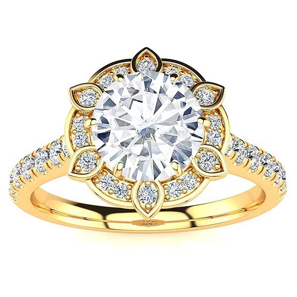 Jackie Moissanite Ring