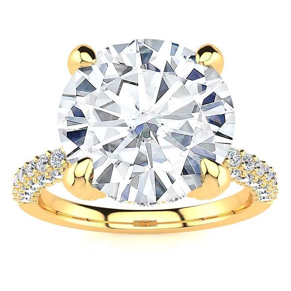 Sabina Moissanite Ring
