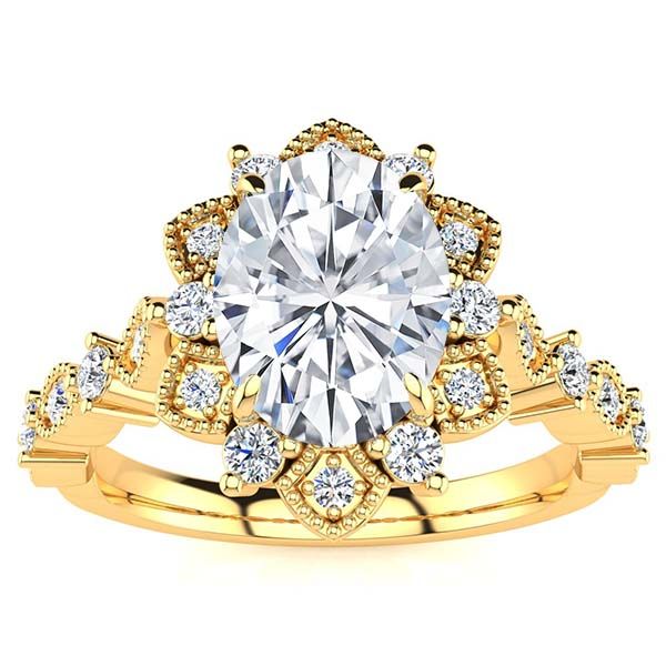 Brenda Moissanite Ring