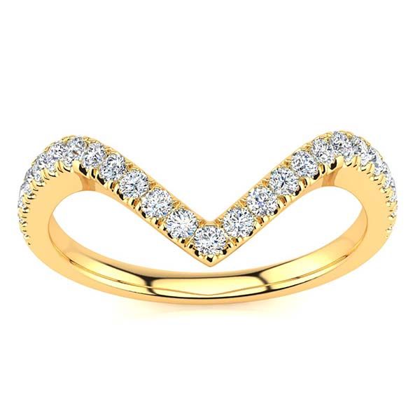 Curve Diamond Ring