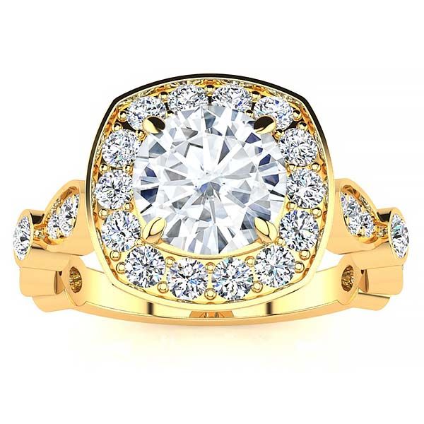 Allison Moissanite Ring