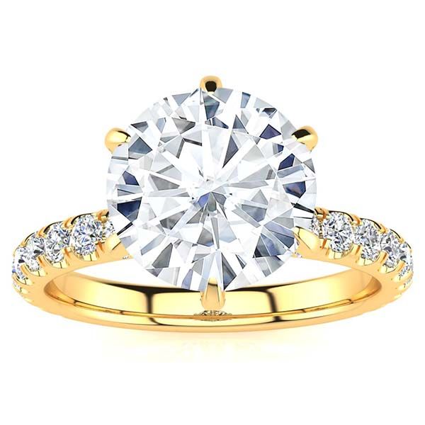 Brooklyn Moissanite Ring