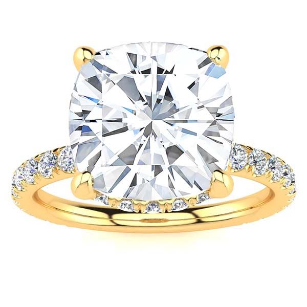 Iris Moissanite Ring