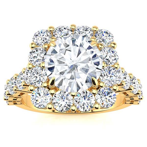 Daisy Moissanite Ring