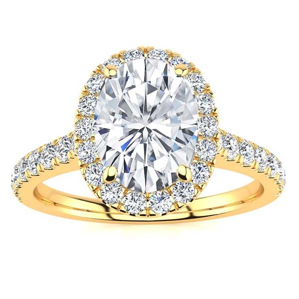 Adele Moissanite Ring