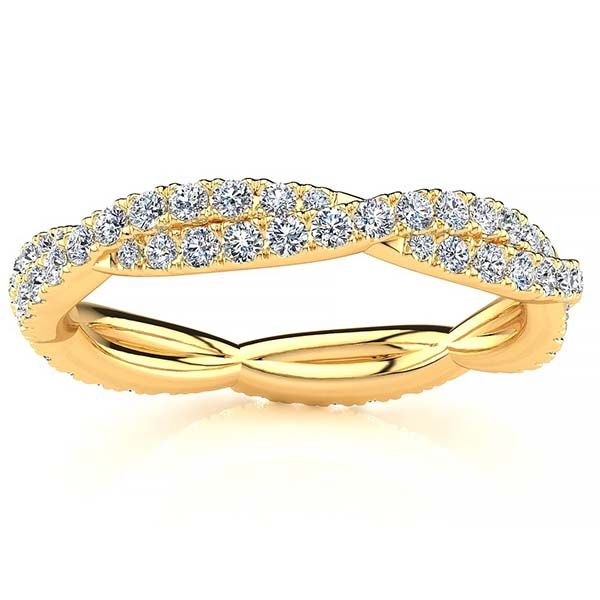 Twist Diamond Ring