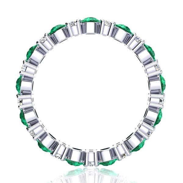 Garland Emerald And Diamond Ring