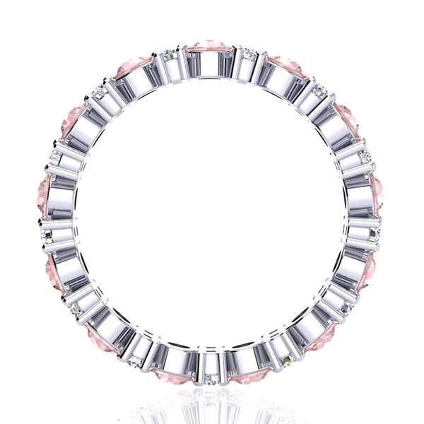 Garland Morganite And Diamond Ring