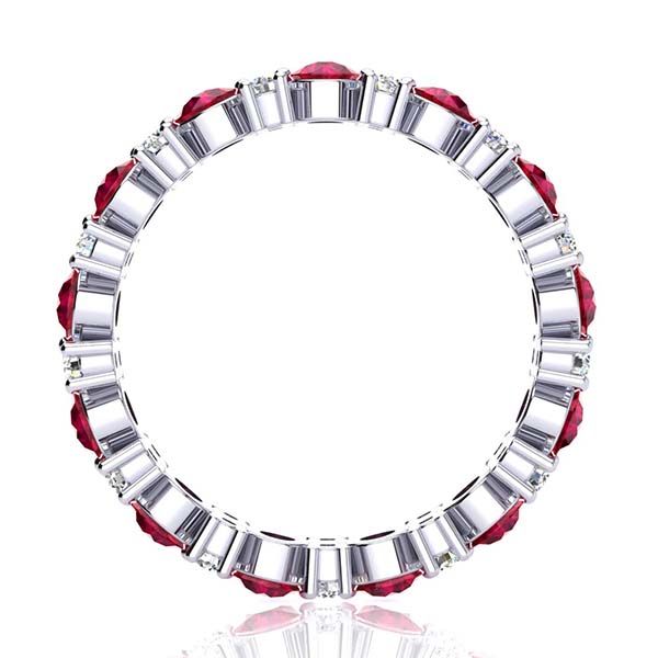 Garland Ruby And Diamond Ring