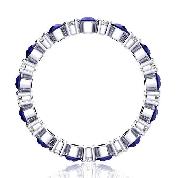 Garland Sapphire And Diamond Ring