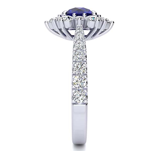 Snowflake Sapphire Ring