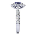 Snowflake Sapphire Ring
