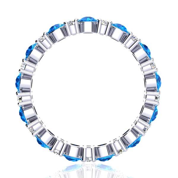 Garland Topaz And Diamond Ring