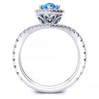 Anna Blue Topaz Ring