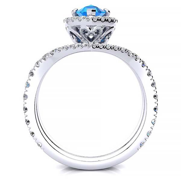 Anna Blue Topaz Ring