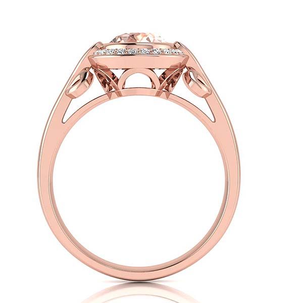 Abi Morganite Ring