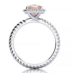 Alyssa Morganite Ring