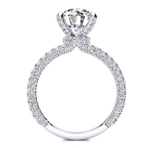 Monica Moissanite Ring