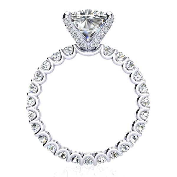 Baz Moissanite Ring