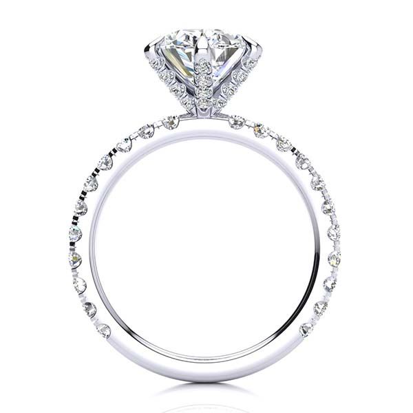 Brooklyn Oval Moissanite Ring