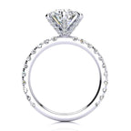 Brooklyn Oval Moissanite Ring