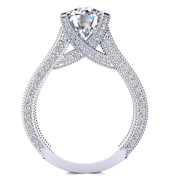 Donatella Moissanite Ring