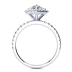 Aminah Moissanite Ring