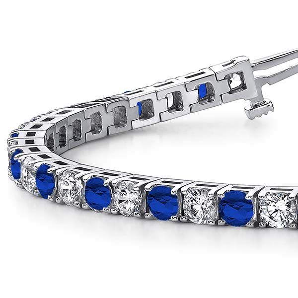 Sapphire and Diamond Bracelet