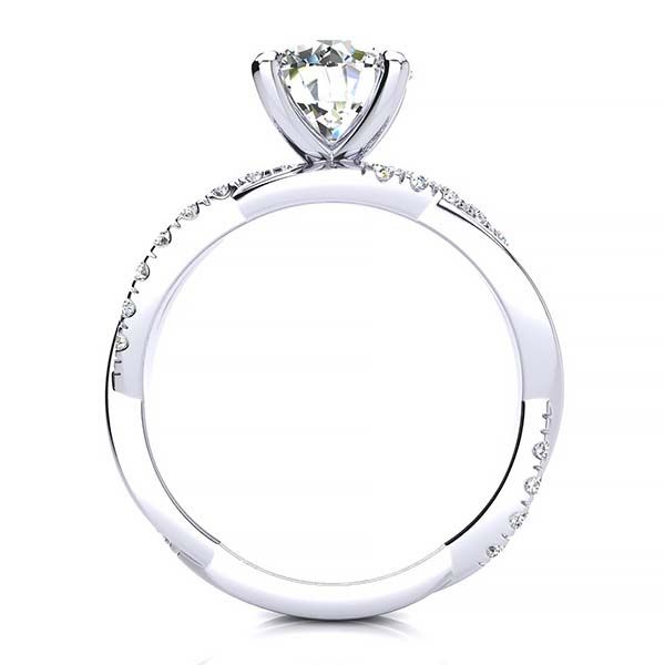 June Moissanite Ring