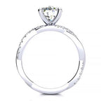 June Moissanite Ring
