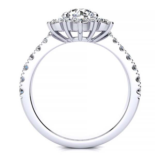 Snowflake Moissanite Ring