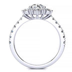 Snowflake Moissanite Ring