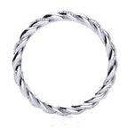 Braided Diamond Ring