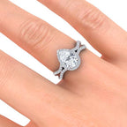 Jasmine Moissanite Ring
