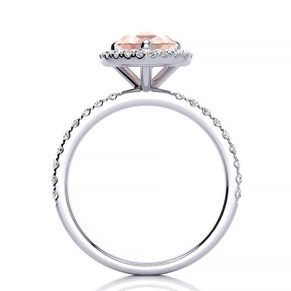 Anastasia Morganite Ring