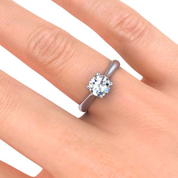 Kristine Moissanite Ring